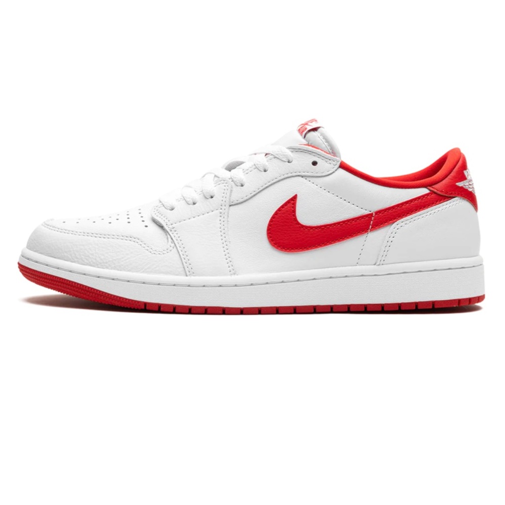 New - Nike Air Jordan 1 Low OG “University Red” - Men’s 11.5 - Picture 3 of 6